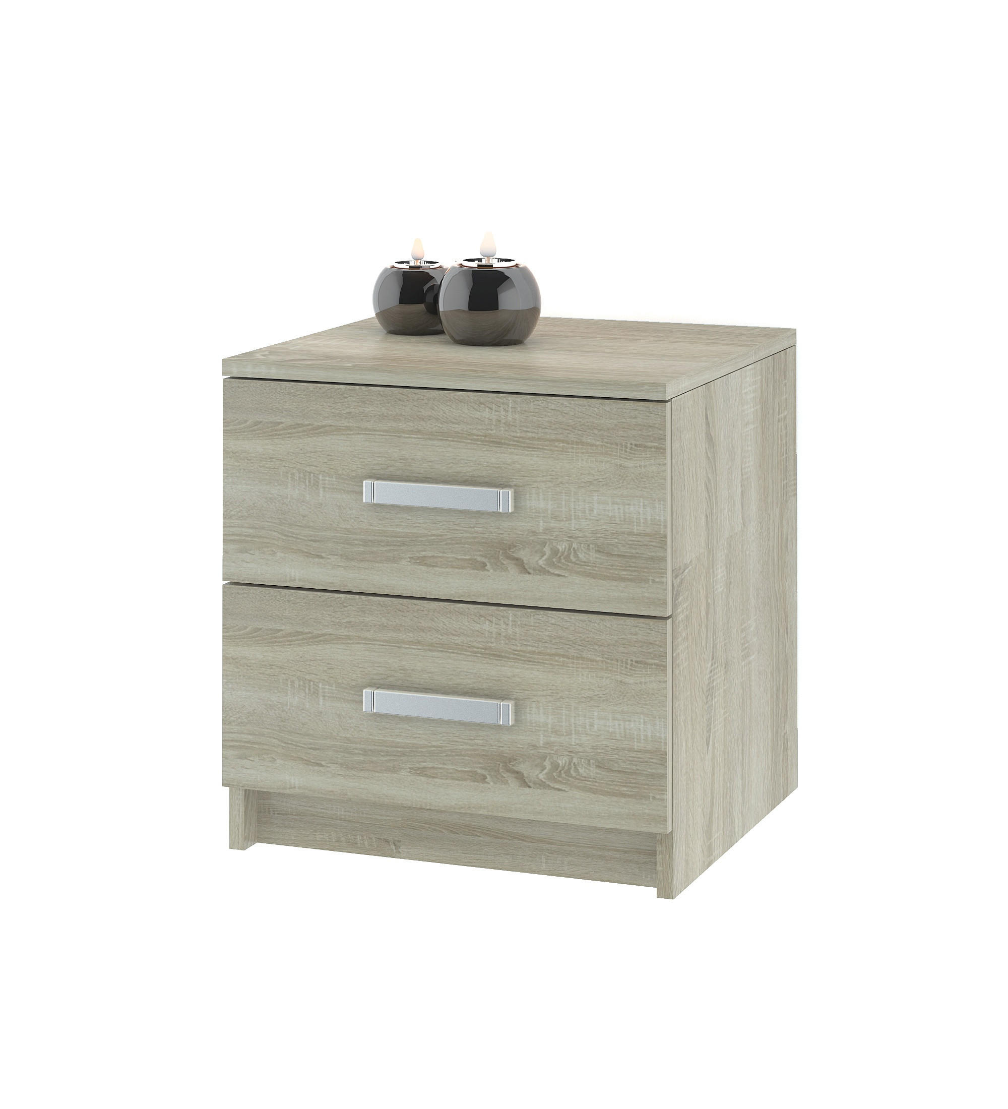 NACHTTISCH Sonoma Eiche 42/44/40 - Sonoma Eiche, Holzwerkstoff (42/44/40cm) - RAUMHIRSCH FURNITURE