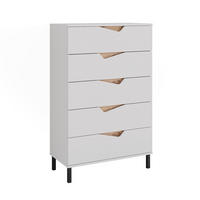 KREDENC Marelle Bílá/Artisan - bílá/světle šedá, kompozitní dřevo (76/120/38cm) - Vicco