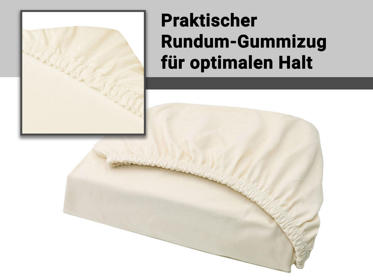 SPANNBETTLAKEN, 100x200 cm, 100% Baumwolle, Gelb - Goldfarben, Textil (100/200cm) - Zollner