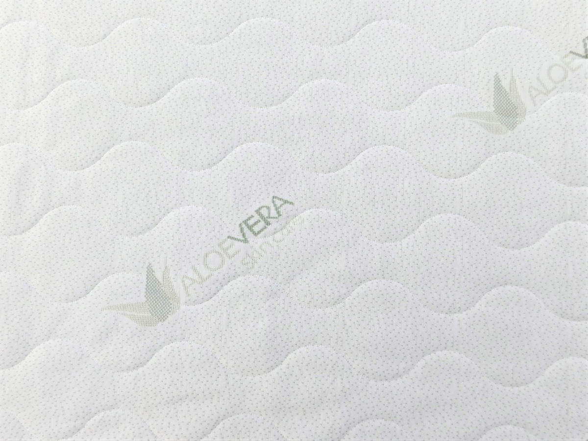 KINDERBETTMATRATZE 70/140 ALOE VERA Schaumstoffmatratze - Hellgrau, Naturmaterialien - Best for Kids