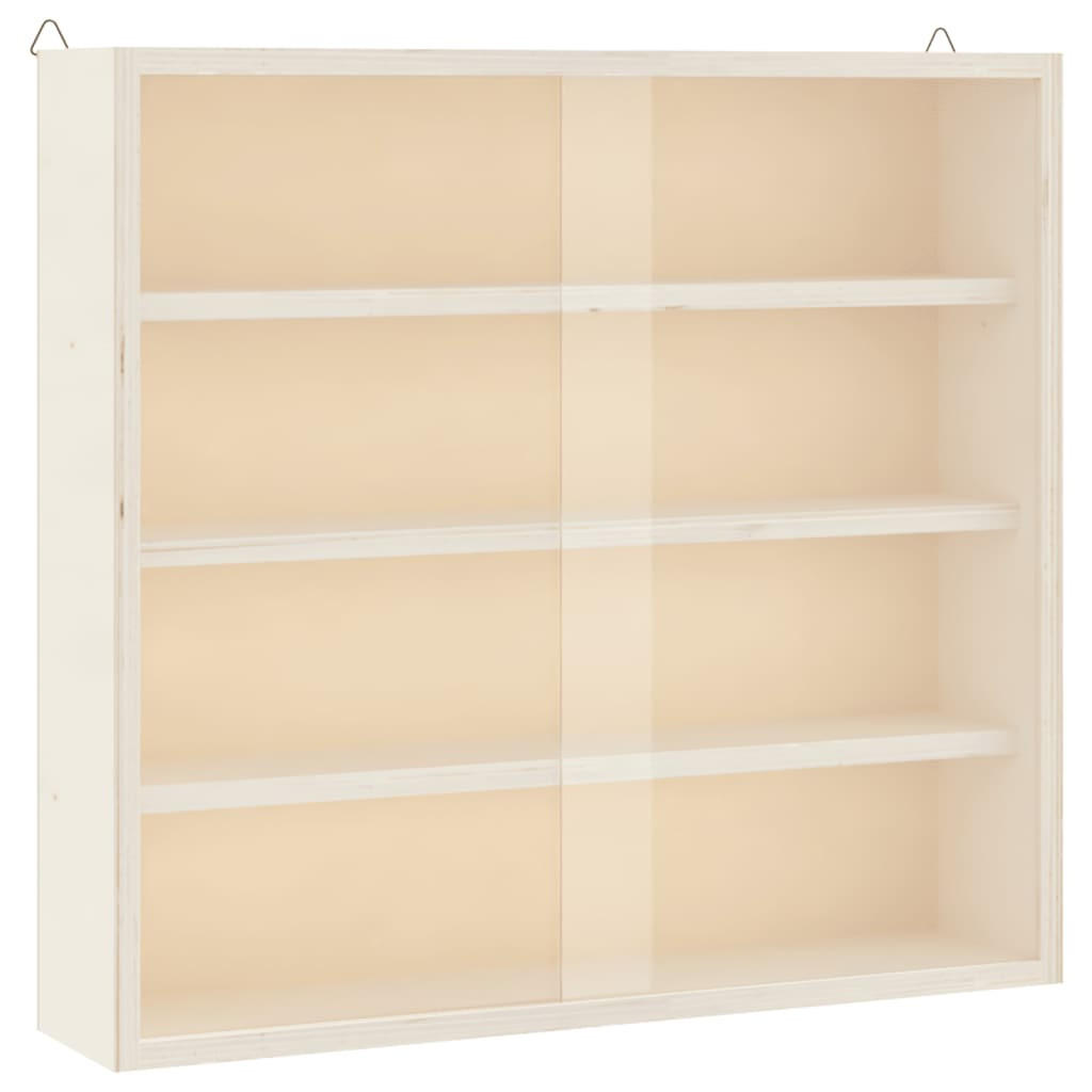 SAMMLERVITRINE Aus Holz Mit Türen 40/8,5/37 Cm - Braun, Holz (8.5/37/40cm) - vidaXL