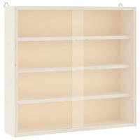 SAMMLERVITRINE Aus Holz Mit Türen 40/8,5/37 Cm - Braun, Holz (8.5/37/40cm) - vidaXL