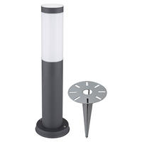 LED WEGELEUCHTE Boston Edelstahl Anthrazit - Anthrazit, Metall (7.6/7.6/45cm)