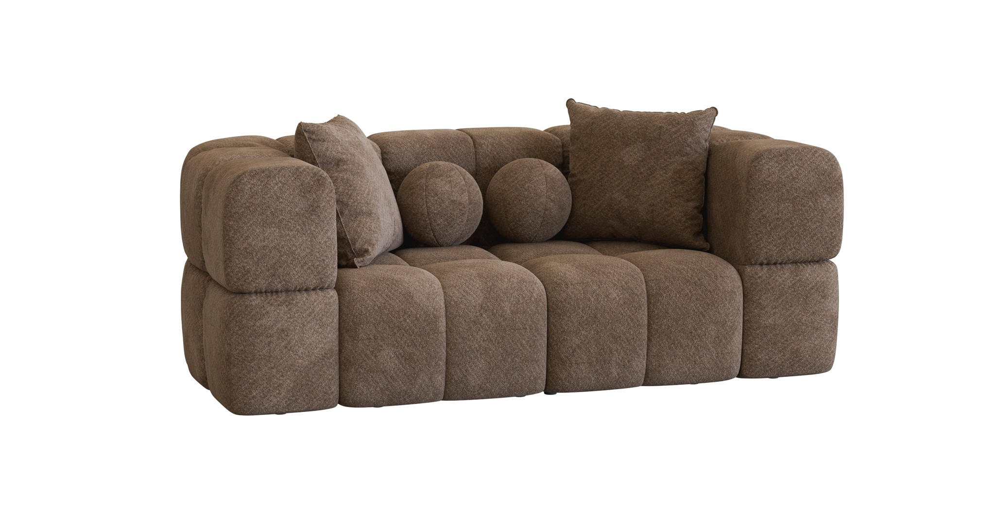 Fun Möbel Sofa Braun 200x77x103 cm