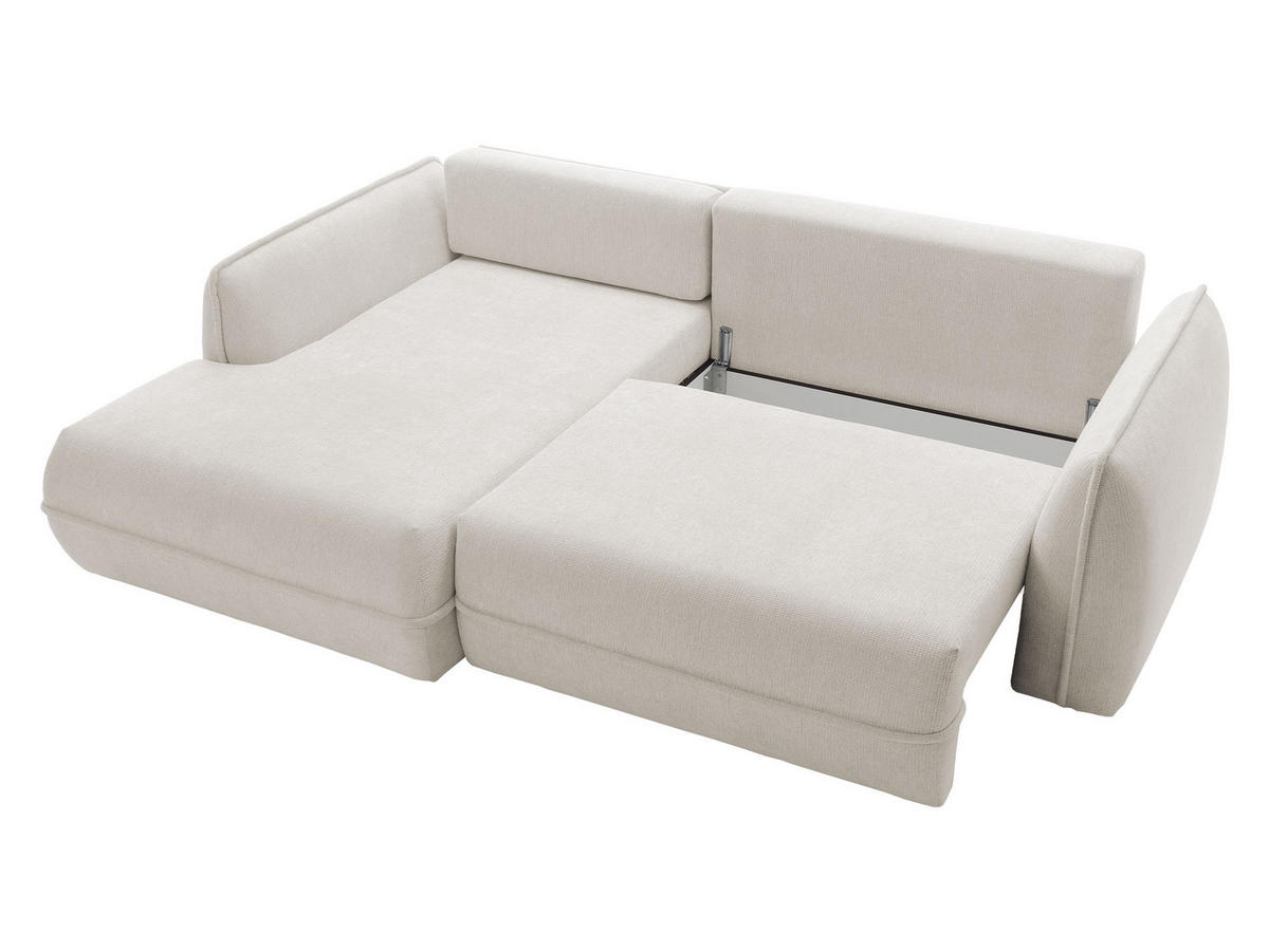 ECKSOFA Moho, Seite: Rechts - Hellgrau/Schwarz, Holz/Kunststoff (254/162cm) - MIRJAN24