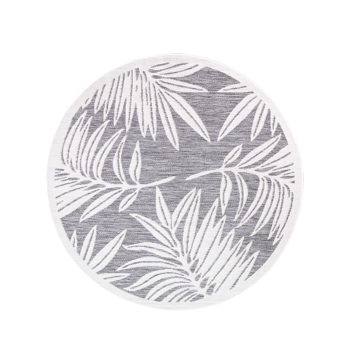 OUTDOOR-TEPPICH Sun 468 Grau 120 cm - Grau, Textil (120/120cm) - carpet city