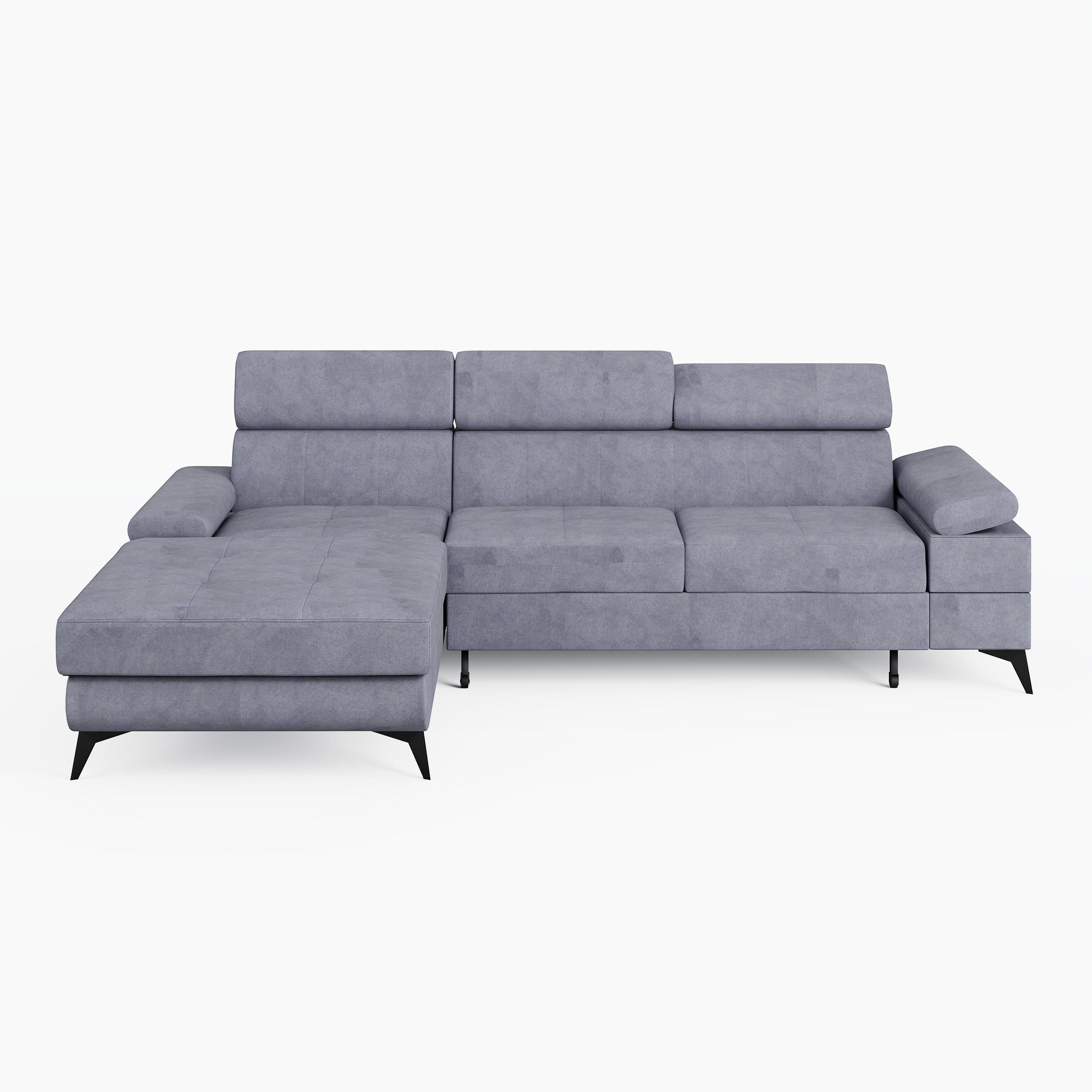 Barchello Ecksofa Grau 261x190 cm