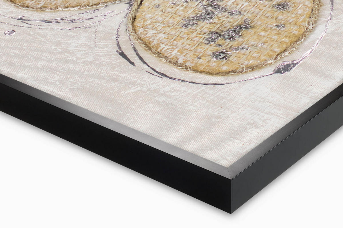 OLEJOMAĽBA 30/30 cm, Zvieratá - béžová, drevo/textil (30/30cm) - KUNSTLOFT