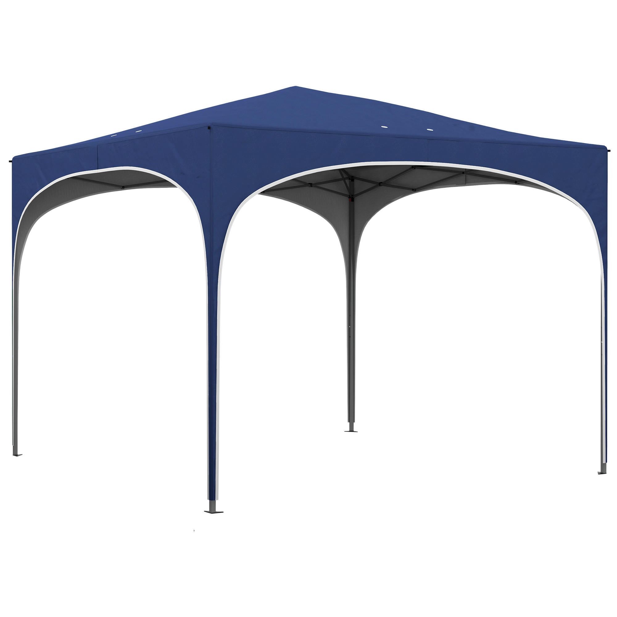 PAVILLON Oxford Blau - Blau, Metall (295/255/295cm) - ComfortXL