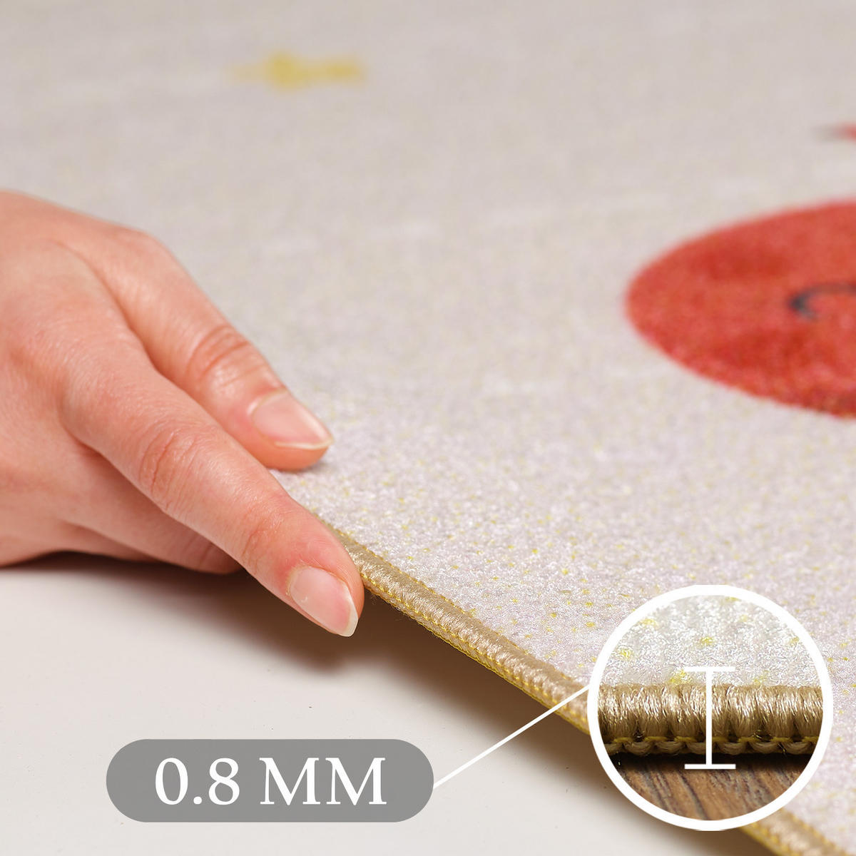 TEPPICH Kinder Flachgewebe Weltall-Planeten Polyamid rutschfest Kinderzimmer Beige Rechteckig 160x230 - Beige, Textil (160/230cm) - KADIMA DESIGN