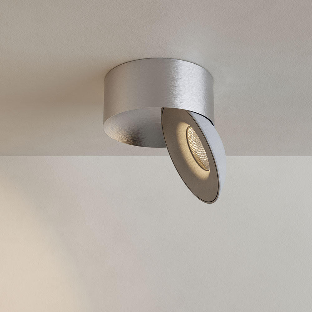 s.luce Led-Aufbauleuchte Alu, Weiß 10.8x5x10.8 cm