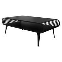 COUCHTISCH Aristo - Schwarz, Holzwerkstoff/Metall (60/120/44cm) - MIRJAN24
