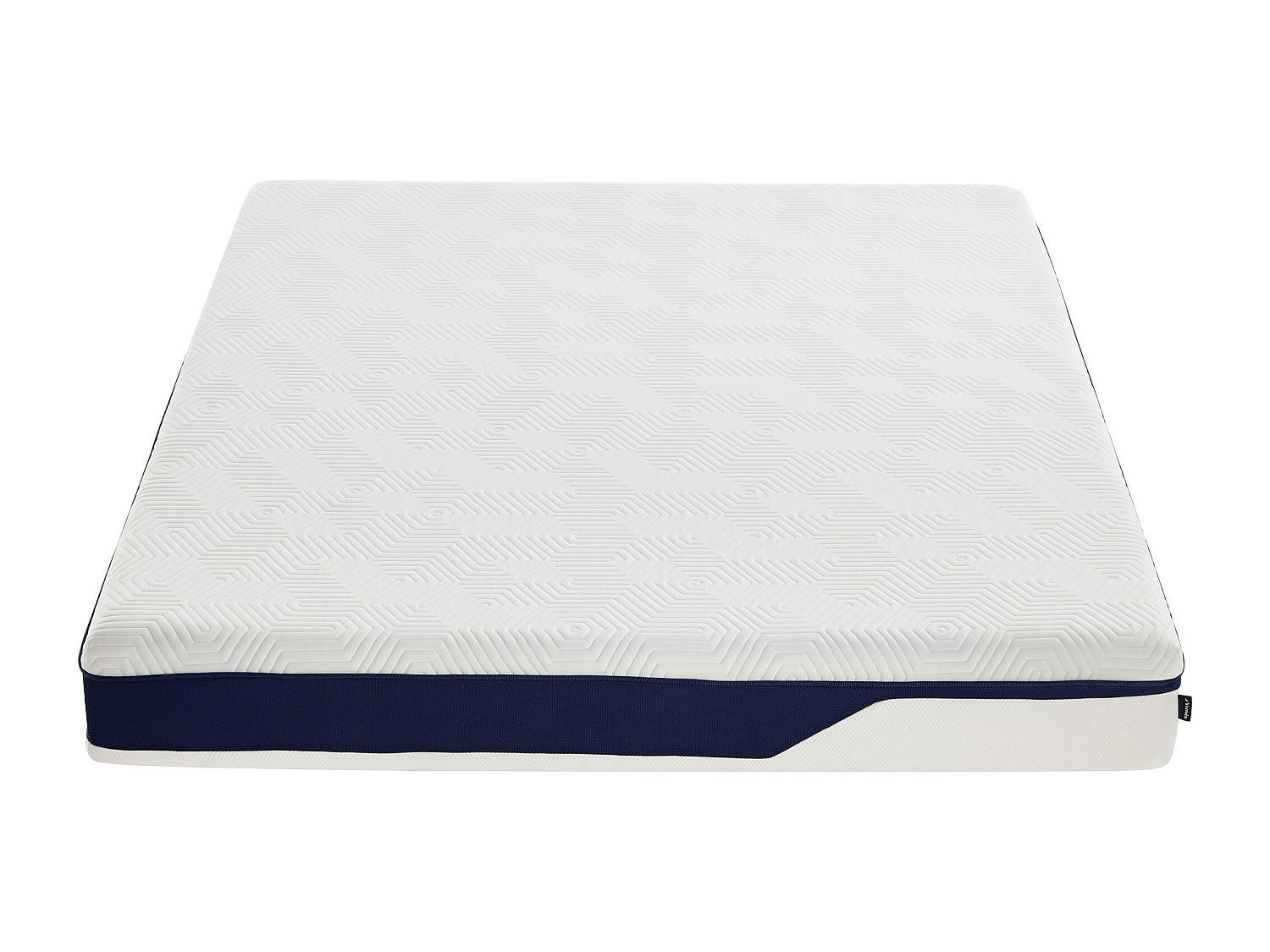 STANDARDMATRATZE - 2 Personen - stoff - weiß Fagani - Weiß, Textil (160/200cm) - Vente-Unique