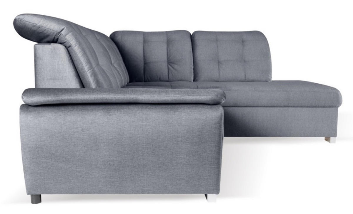 ECKSOFA Grau BON Rechts - Grau, Textil (200/263cm) - Sepro Meble