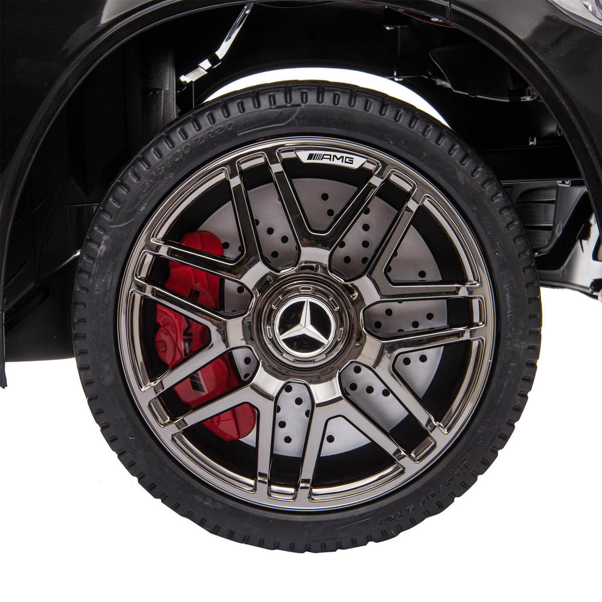 ELEKTROAUTO Mercedes-Benz Schwarz - Schwarz, Kunststoff (55/115/70cm) - Jamb