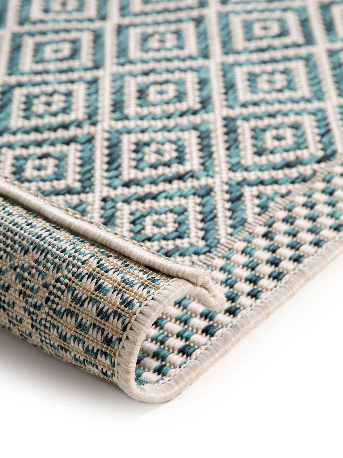 OUTDOORTEPPICH Cleo Blau 120x170 cm - Blau, Textil (120/170cm) - benuta Nest