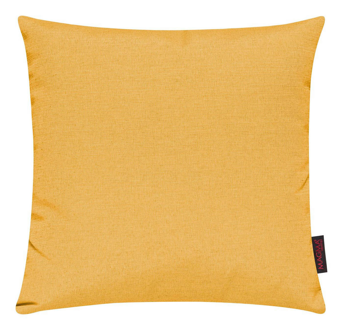 KISSENHÜLLE 2er Set Fino uni 50/50 cm - Gelb, Textil (50/50cm) - Magma Heimtexx