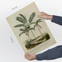 POSTER Impression Artistique Art Der Palme A3 Rahmenlos - Klar, Papier (29.7/5/42cm) - Nacnic
