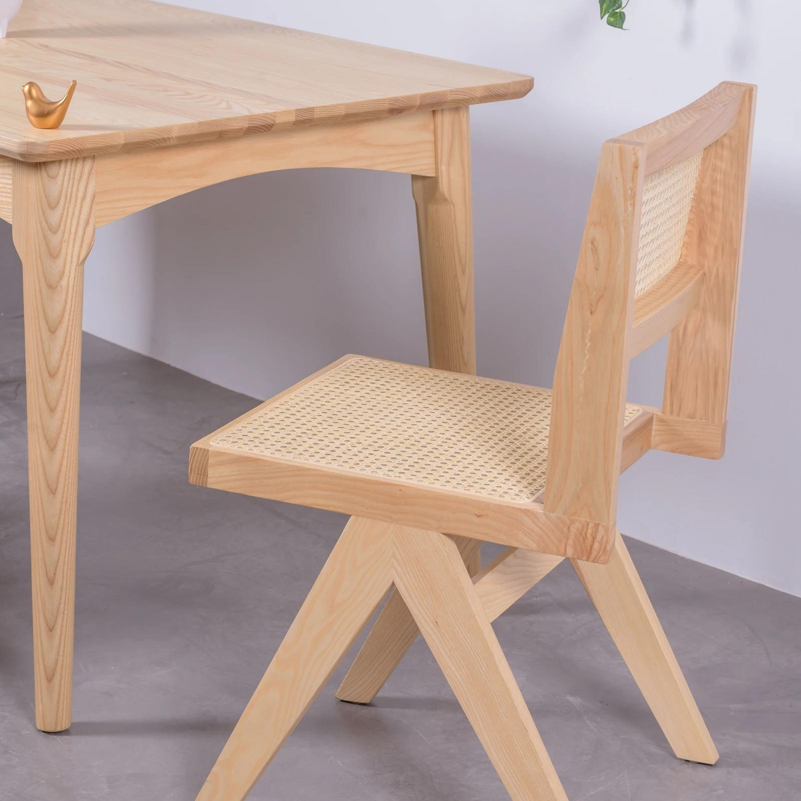 STUHL Holz Eschefarben - Eschefarben, Holz (44/83/52cm) - Nest Dream