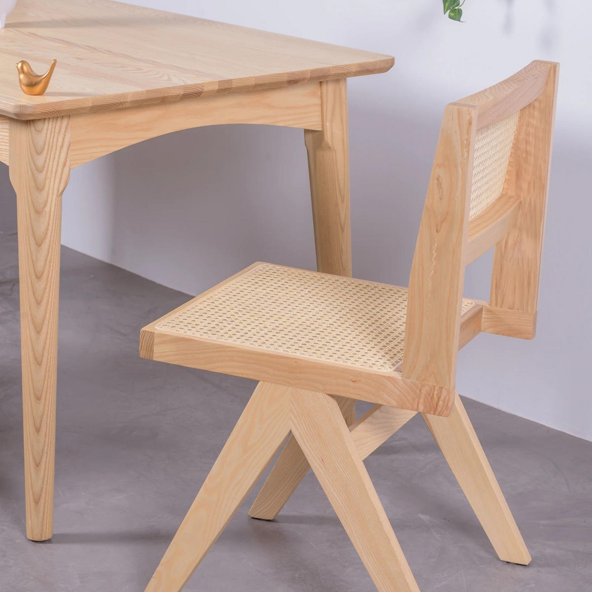 STUHL Holz Eschefarben - Eschefarben, Holz (44/83/52cm) - Nest Dream