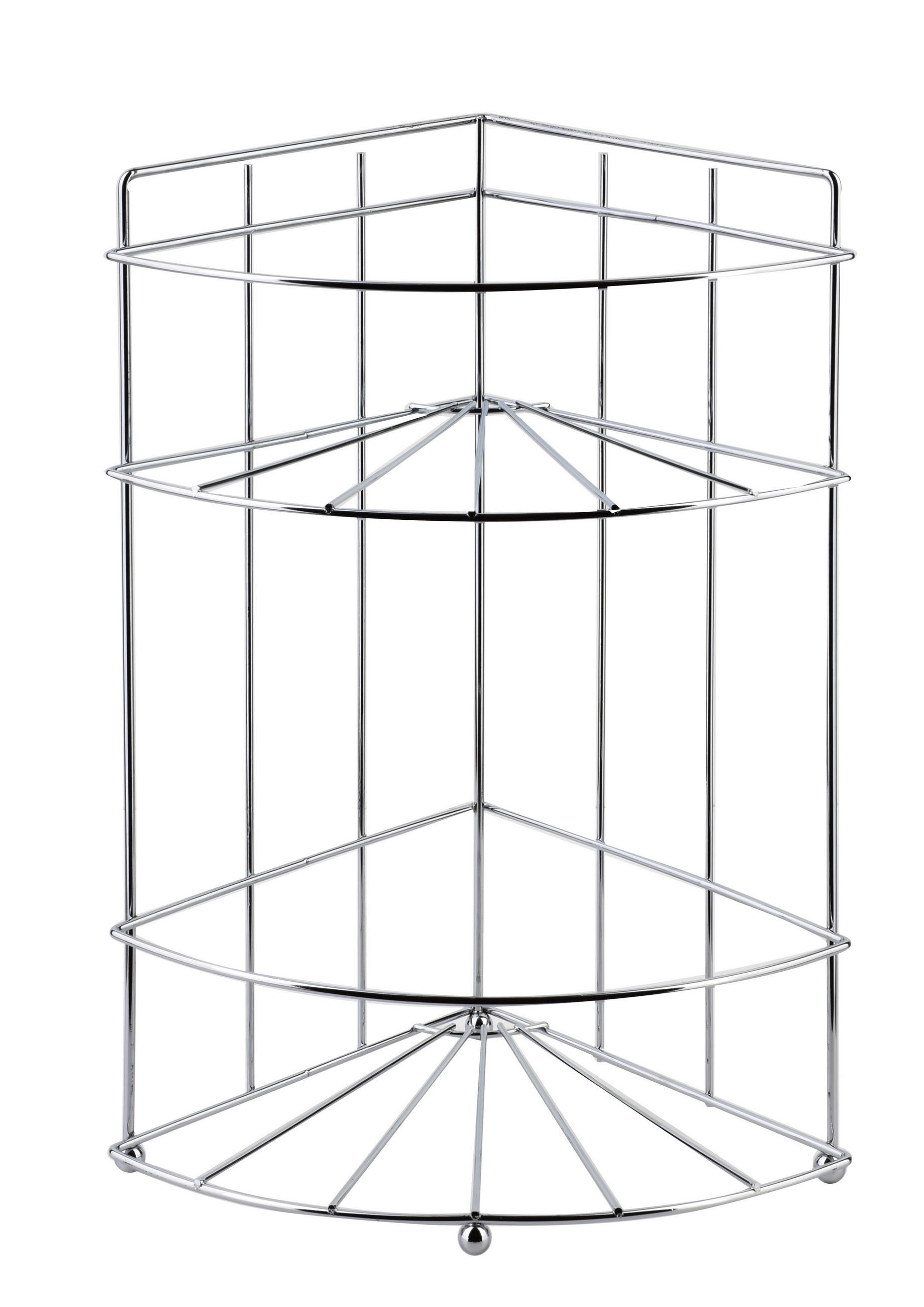 BADEZIMMERREGAL Carl 18,5/14/26cm Silber - Silberfarben, Metall (18.5/26/14cm) - Mondex
