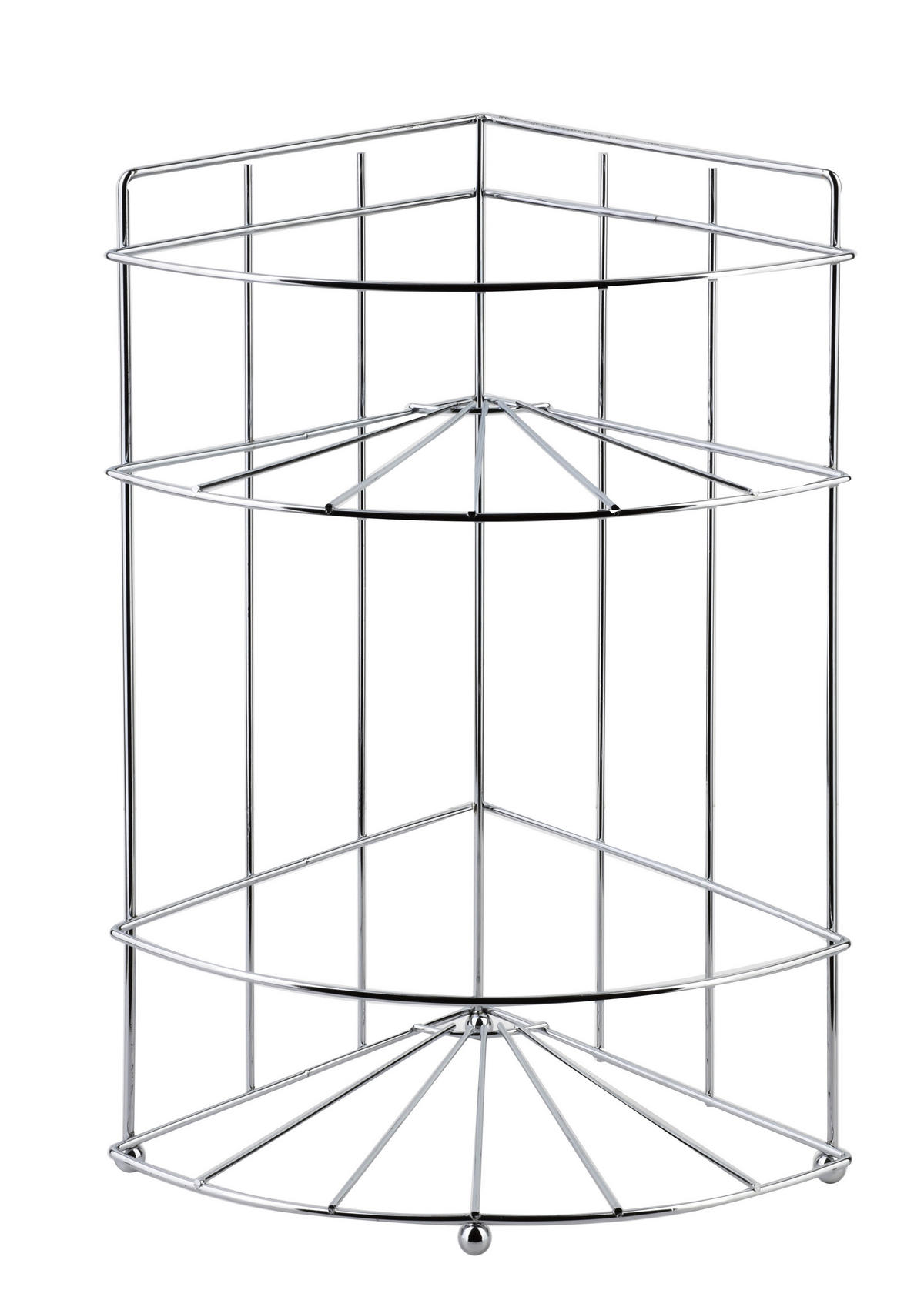 BADEZIMMERREGAL Carl 18,5/14/26cm Silber - Silberfarben, Metall (18.5/26/14cm) - Mondex