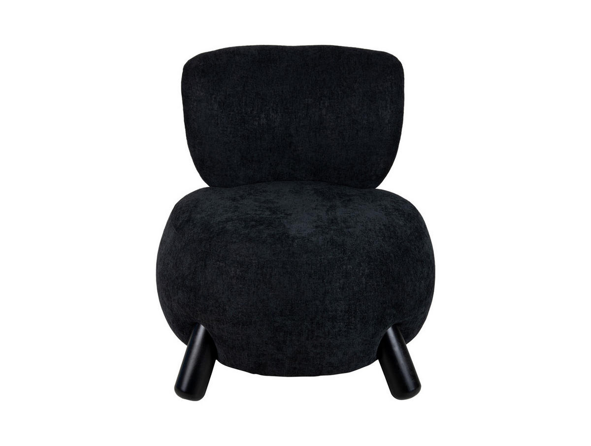 SESSEL Busto Schwarz 74/74/74 cm - Schwarz, Kunststoff (74/74/74cm) - Leitmotiv