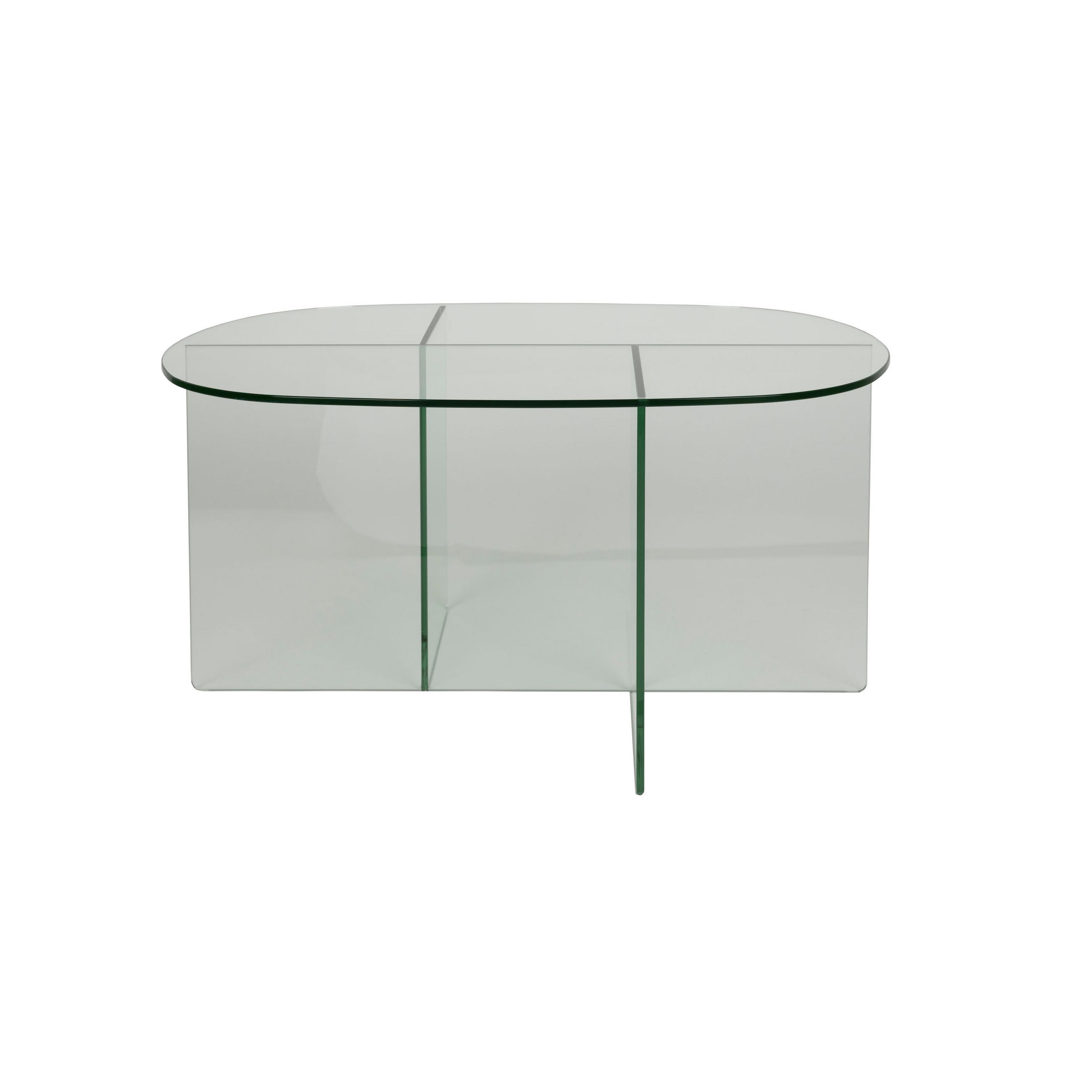 COUCHTISCH Linea Transparent - Klar, Glas (80/60/40cm) - Zuiver