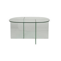 COUCHTISCH Linea Transparent - Klar, Glas (80/60/40cm) - Zuiver