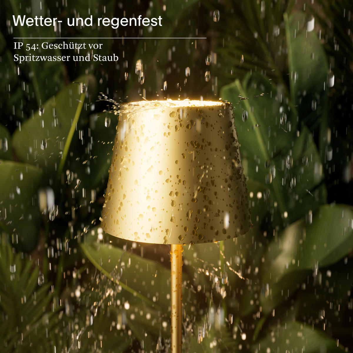 LED Akku-Tischlampe, Nuindie mini 3.0 6er-Set mit Ladestation, goldfarben - Goldfarben, Metall (25/10/25cm) - Sigor