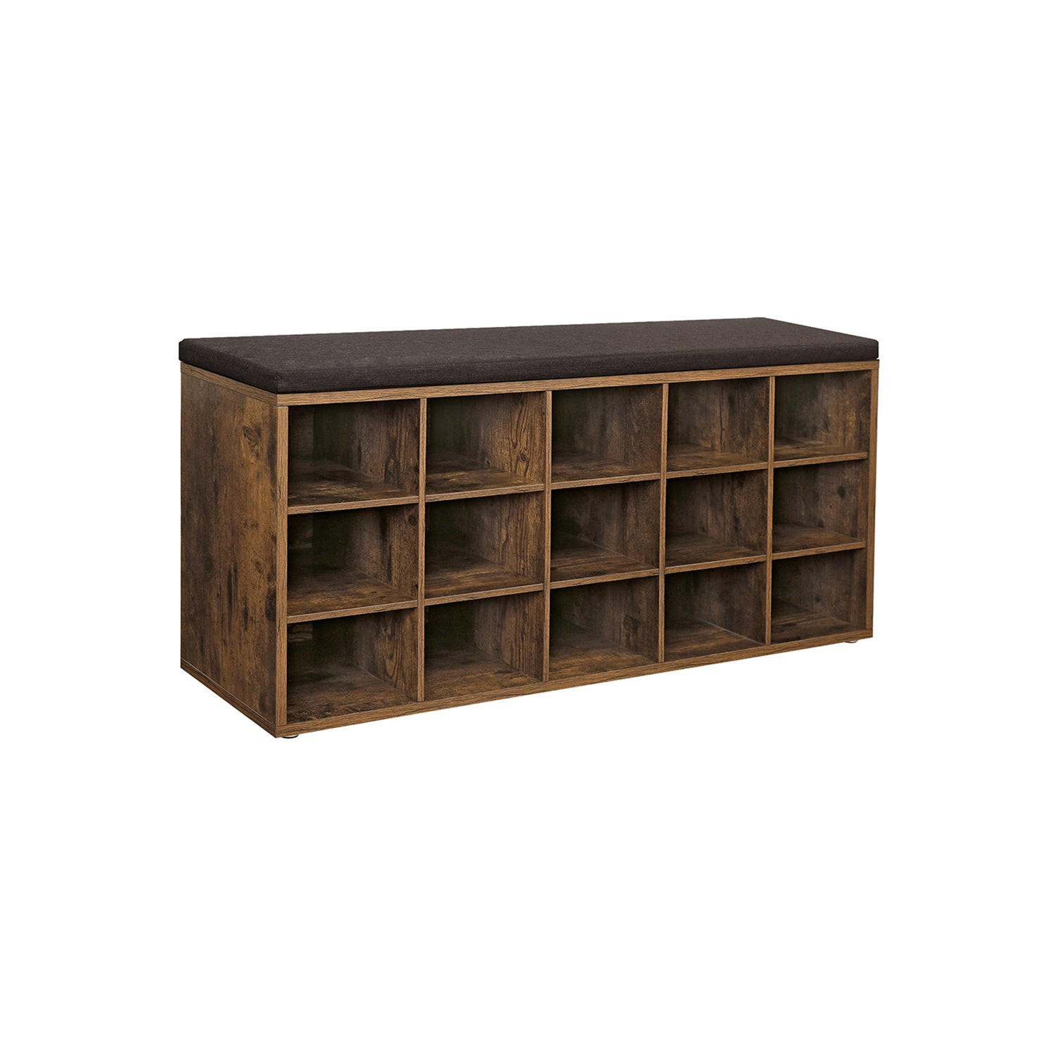 SCHUHREGAL BANGUI - Braun, Holzwerkstoff (105/48/30cm) - Hansiro