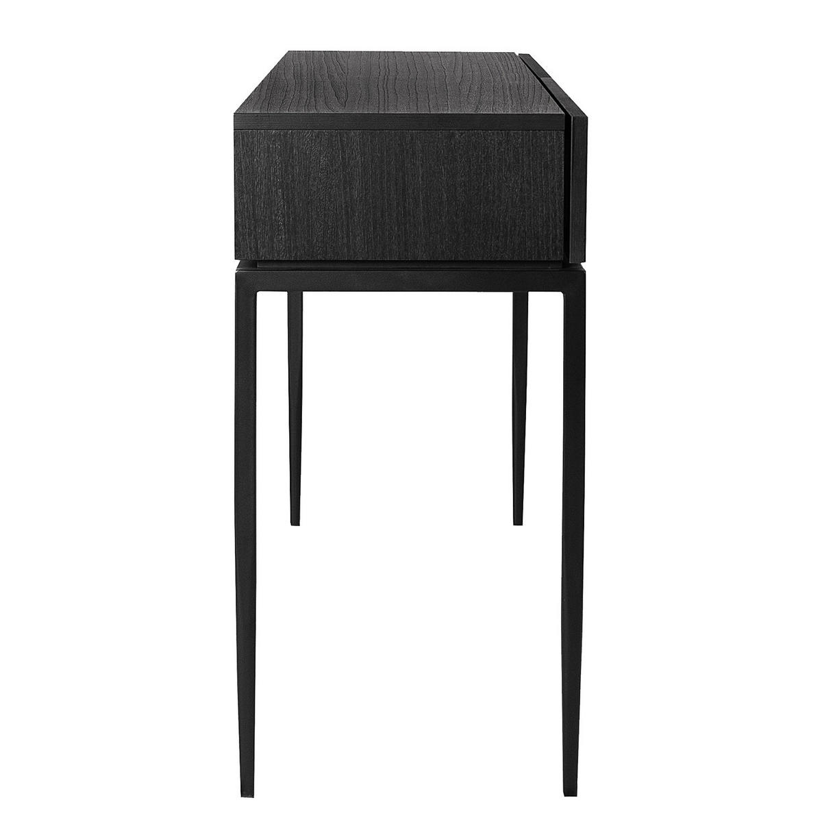 KONSOLENTISCH - Schwarz, Holzwerkstoff (40/120/80cm) - home24