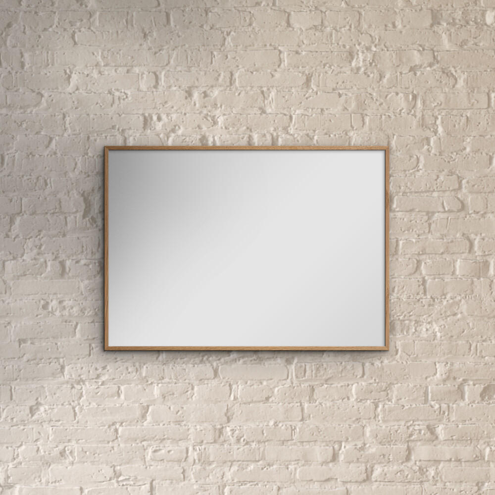 SPIEGEL - Natur Eichenholz - Eichefarben, Holz/Papier (15/21/2cm) - Poster&Frame