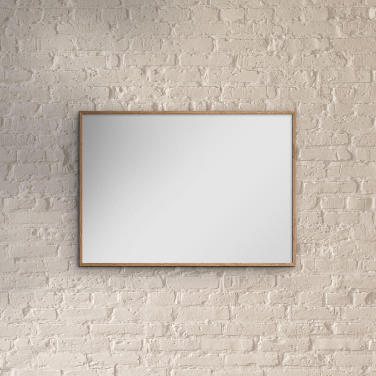 SPIEGEL - Natur Eichenholz - Eichefarben, Holz/Papier (15/21/2cm) - Poster&Frame