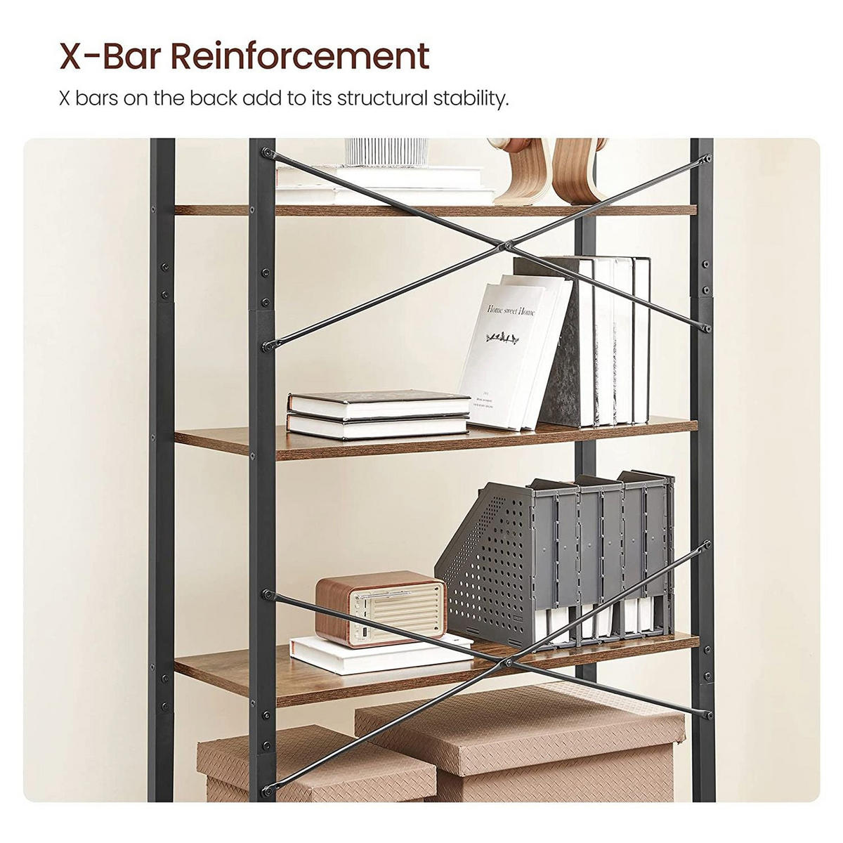BÜCHERREGAL STANDREGAL - Braun, Holzwerkstoff (30/186/80cm) - Hansiro
