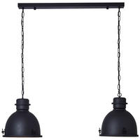 PENDELLEUCHTE Kiki HK19242S76 - Schwarz, Metall (35/113/121cm) - Brilliant