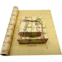 GESCHENKPAPIERROLLE 60 cm x 12 m Weihnachtsbaum Schneeflocke recycelbar - Multicolor, Papier (60/0.1/1200cm)
