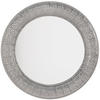 WANDSPIEGEL silber rund 80 cm Channay - Silberfarben, Metall (80/80/5cm) - Beliani