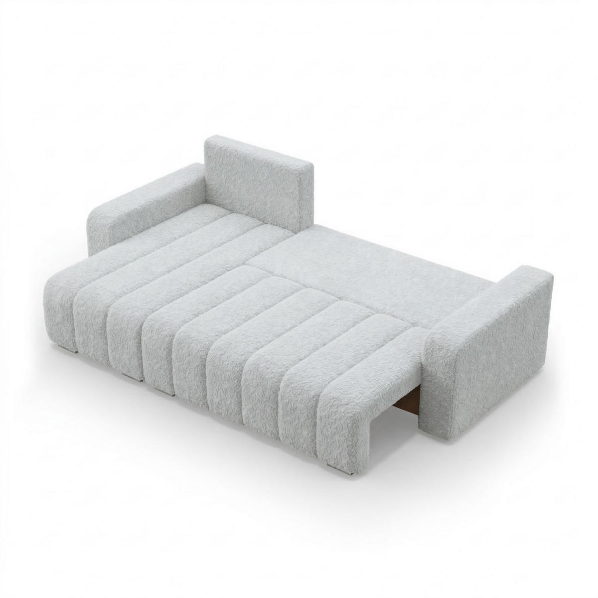 ECKSOFA MIT SCHLAFFUNKTION ABRIELLE BONELL Grau - Grau, Textil (144/237cm) - Mebligo