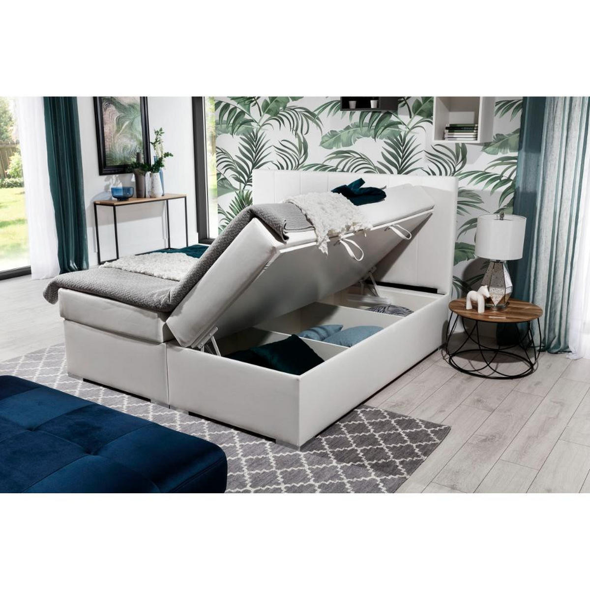 BOXBETT Bolero Bonellfederkern inkl - Silberfarben, Holz/Holzwerkstoff (160/200cm) - Best For Home