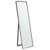 STEHSPIEGEL silber rechteckig 40/140 cm Torcy - Silberfarben, Kunststoff (40/140/3cm) - Beliani