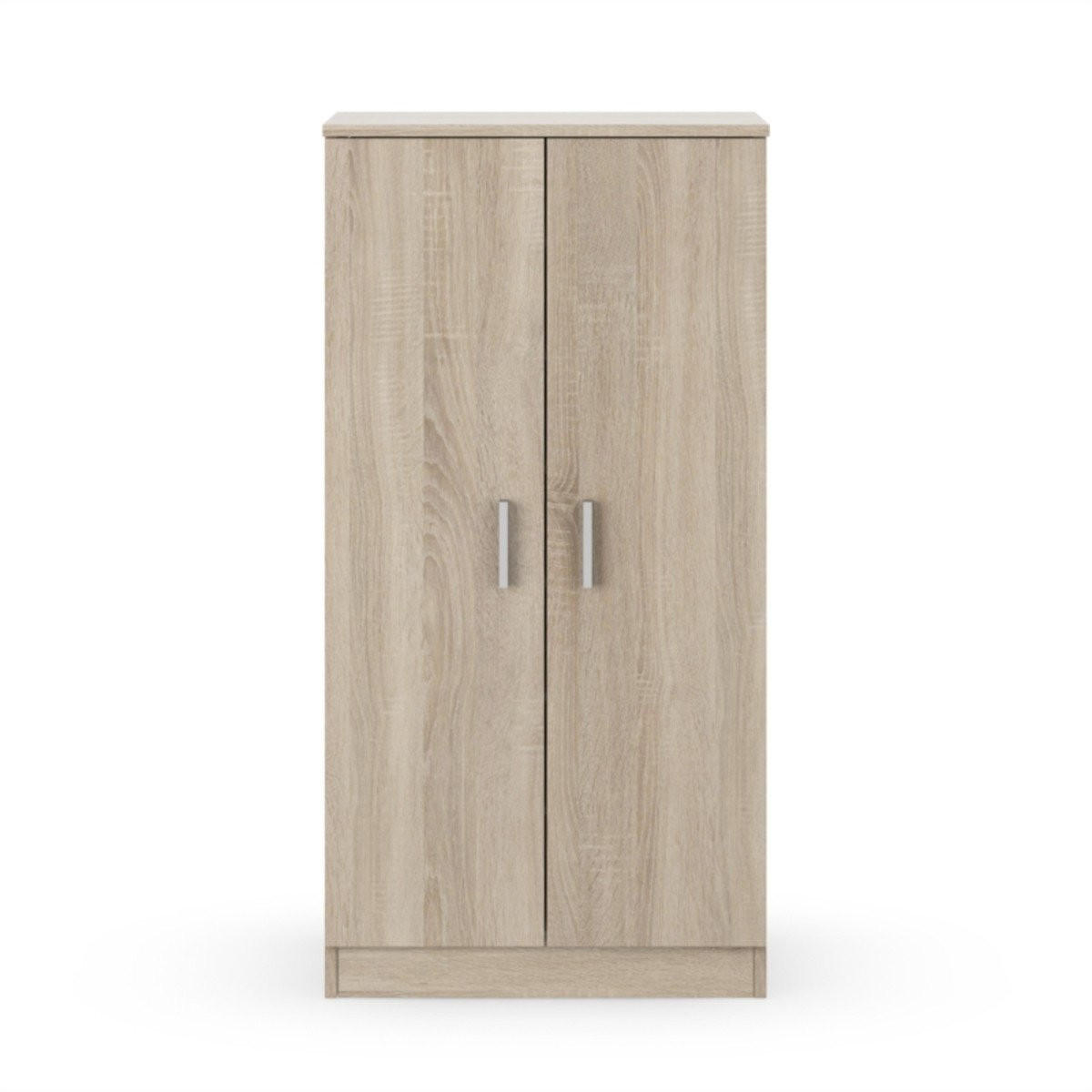 SCHUHSCHRANK 2 Türen (30 Paar) Zapateros - H108cm - Eichefarben, Holzwerkstoff (36/108/55cm) - Calicosy
