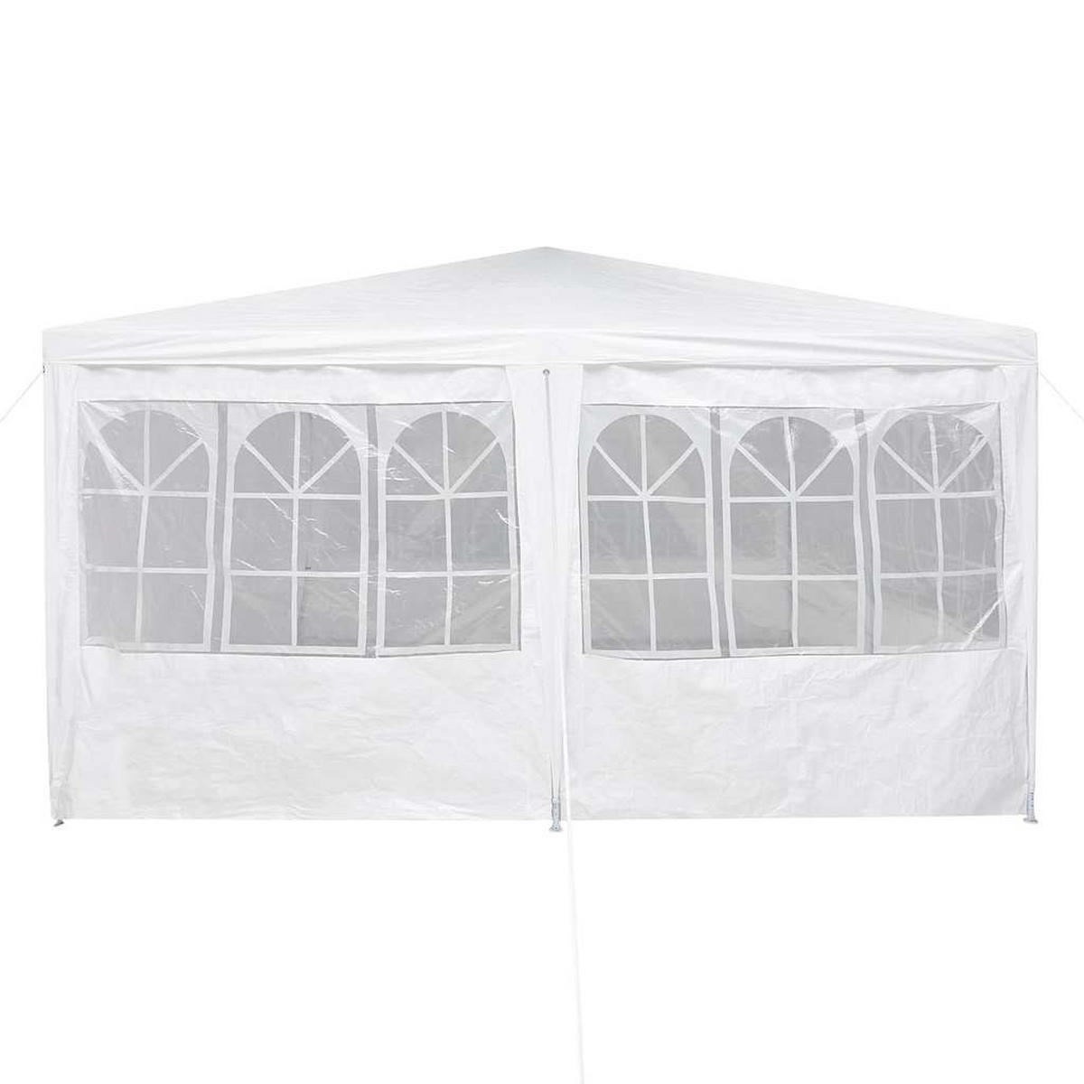 PARTY-ZELT Weiss 800/400/266 Cm Polyethylen - Weiß, Kunststoff (400/266/800cm) - vidaXL