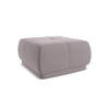 POUF Samt Stoff Violett - Lila/Flieder, Kunststoff/Textil (60/35/60cm) - Makamii