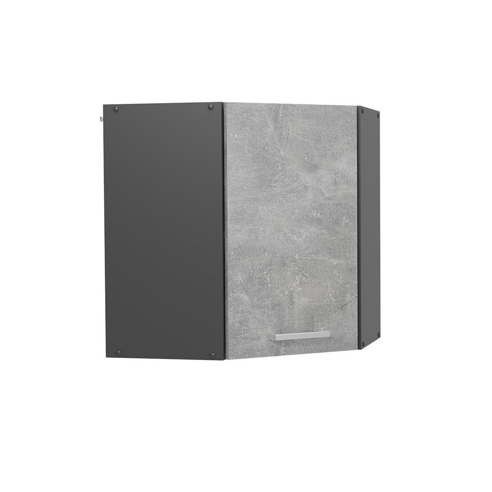 Vicco ROHOVÝ VĚŠÁK NA STĚNU R-Line Beton 57 cm