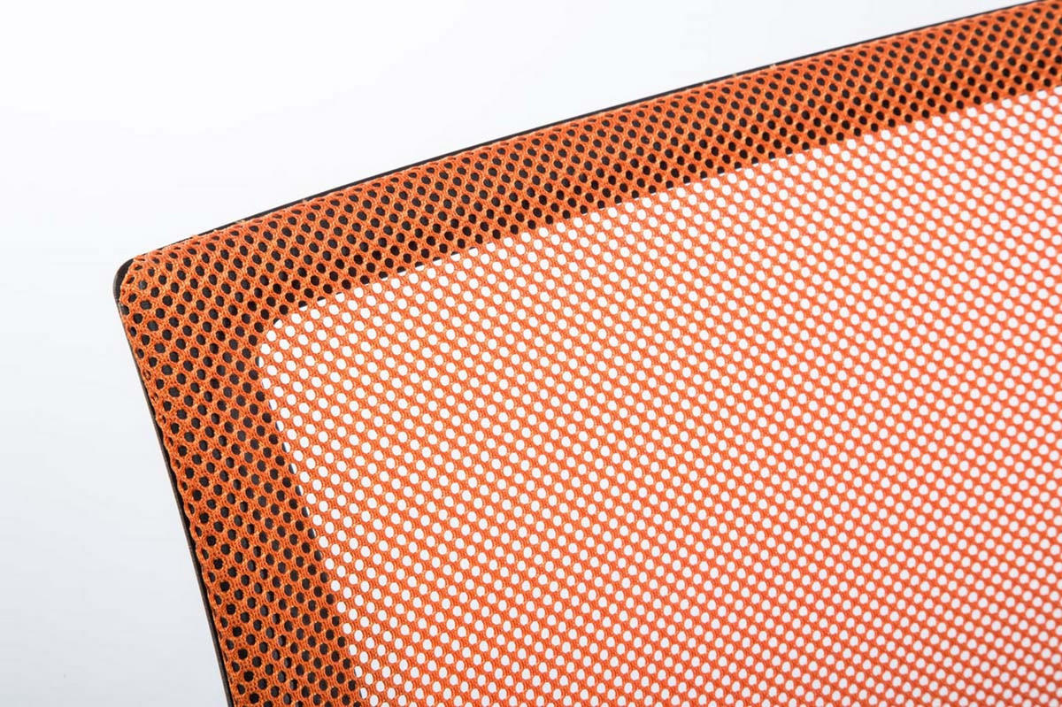 BÜROSTUHL Genf mit Netzbezug, Orange - Orange, Kunststoff/Textil (56/100/54cm) - TPFLiving