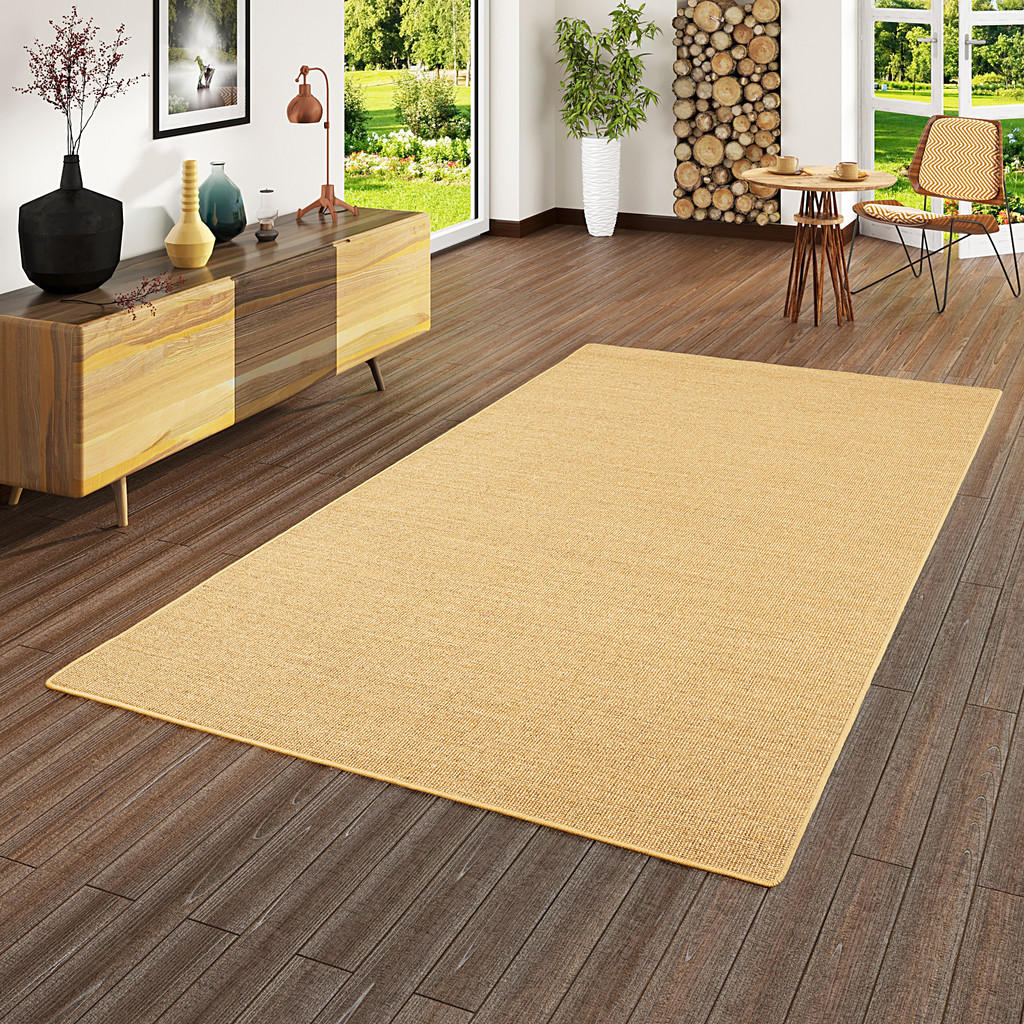 Thumbnail - Snapstyle Sisal, Nussbaum, Textil, 100x300 cm, Teppiche & Böden, Teppiche, Flachgewebe-Teppiche