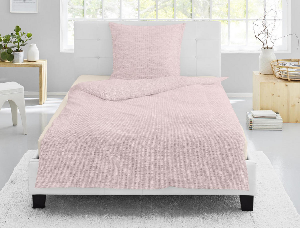 BETTWÄSCHE EASY 8361 - Rot, Textil (155/200cm) - Irisette