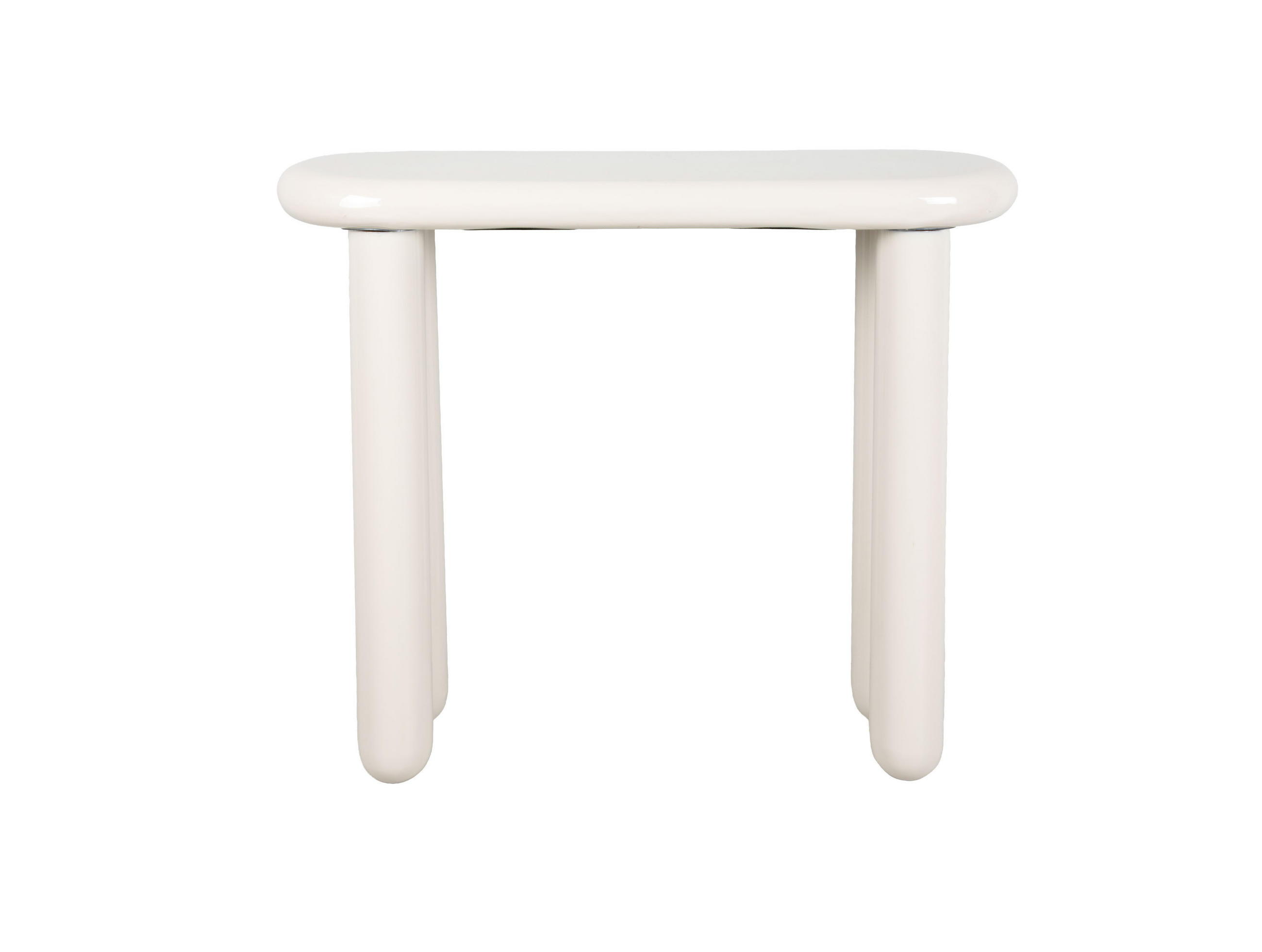 BEISTELLTISCH Cadiz Medium - Weiß - 78/36/68 cm - Weiß, Metall (78/36/68cm) - Leitmotiv