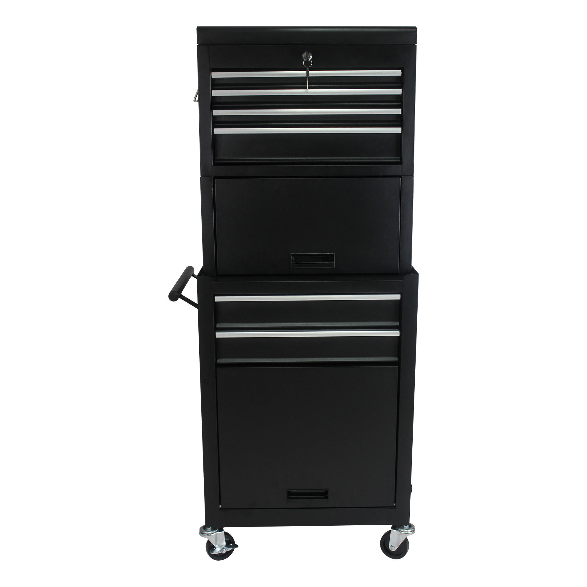 DCA Kombinationskoffer Schwarz 33x110x60 cm